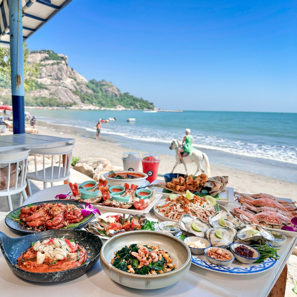 รายการอาหารแนะนำ อ่าวตะเกียบ ซีฟู้ดหัวหิน ร้านอาหารเขาตะเกียบราคาดี