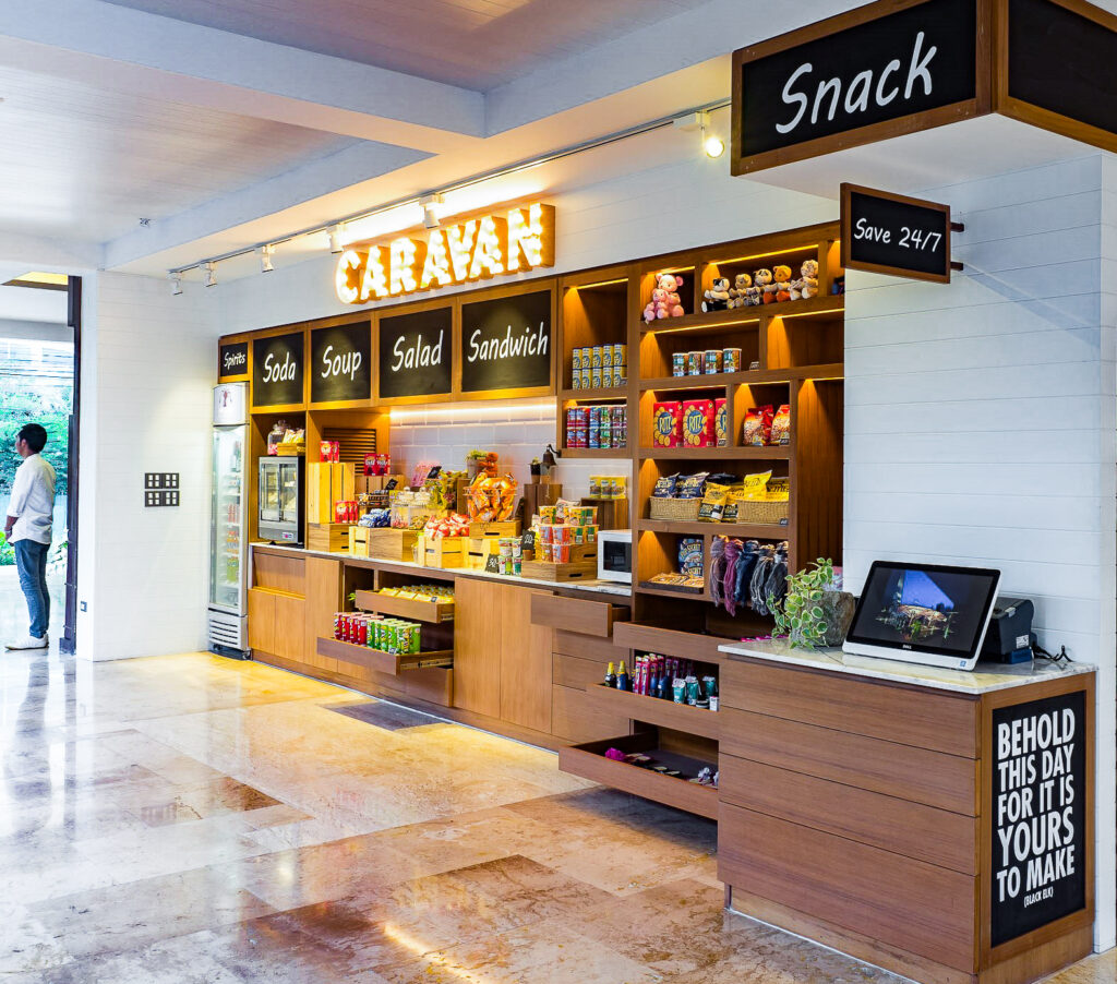 A Caravan ร้านเดลิ 24 ชั่วโมงใน Loligo Resort หัวหิน