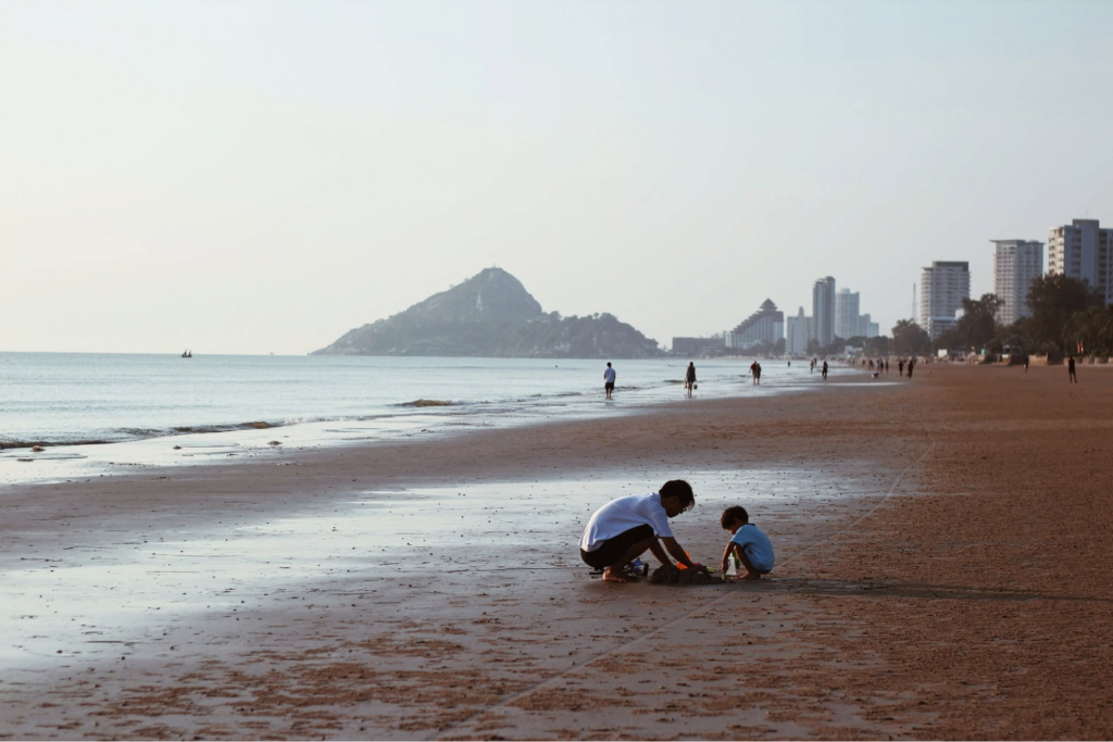 หาดเขาตะเกียบ ที่เที่ยวเด็กหัวหินสำหรับครอบครัว