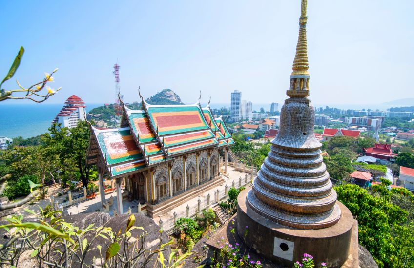 อุโบสถวัดเขาไกรลาส วัดดังหัวหิน